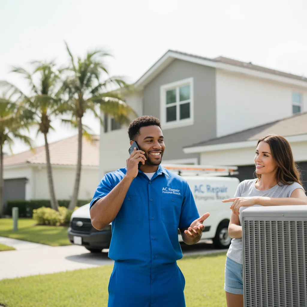 AC Repair Pompano Beach customer support in Hubertus